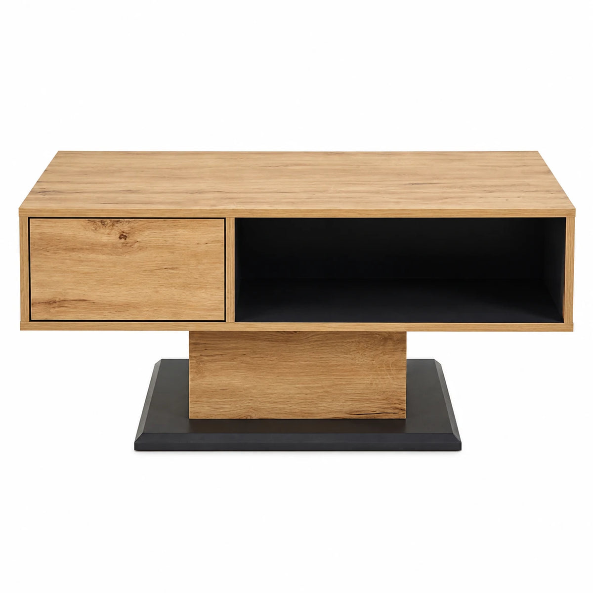 Table Basse Zoé 100x50 cm, avec Rangement Double Face