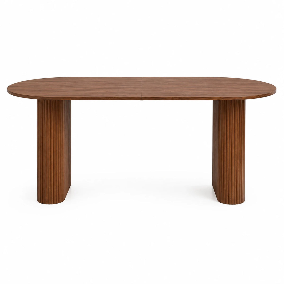 Table à Manger Antoine 180x90 cm, Bois Massif Ovale