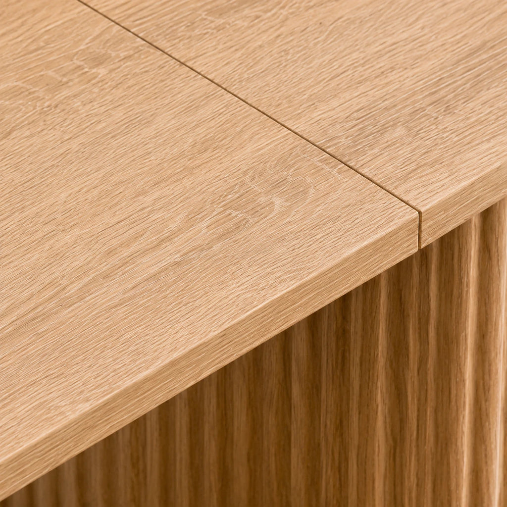 Table à Manger Julien 180x90 cm, Bois Massif Ovale