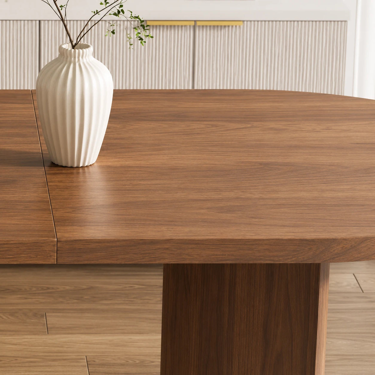 Table à Manger Raphaël 200x90 cm, Bois avec Bords Arrondis