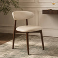 Lot de 2 Chaises de Salle à Manger, Style Nordique avec Pieds en Bois